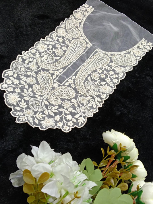 Embroidered Neck Patch Design NE551 - Artiza Lace