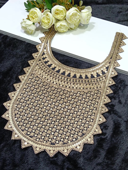 Embroidered Neck Patch Design NE785 - Artiza Lace