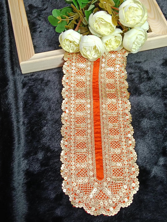 Embroidered Neck Patch Design NE809 - Artiza Lace