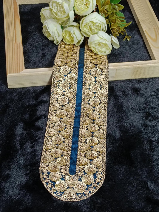 Embroidered Neck Patch Design NE813 - Artiza Lace