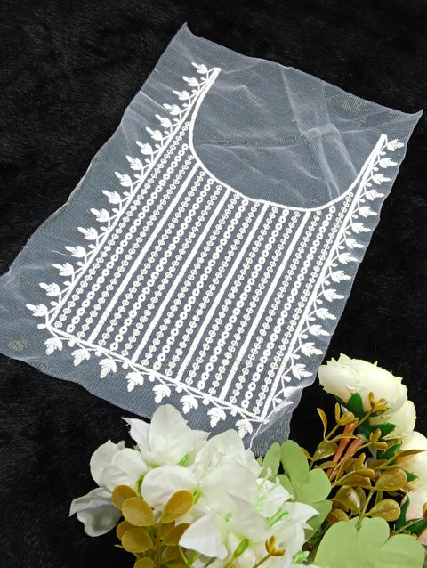 Embroidered Neck Patch Design NE821 - Artiza Lace