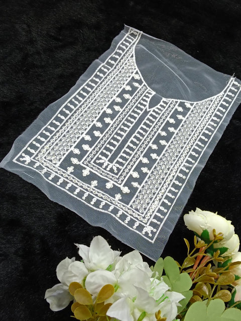 Embroidered Neck Patch Design NE822 - Artiza Lace