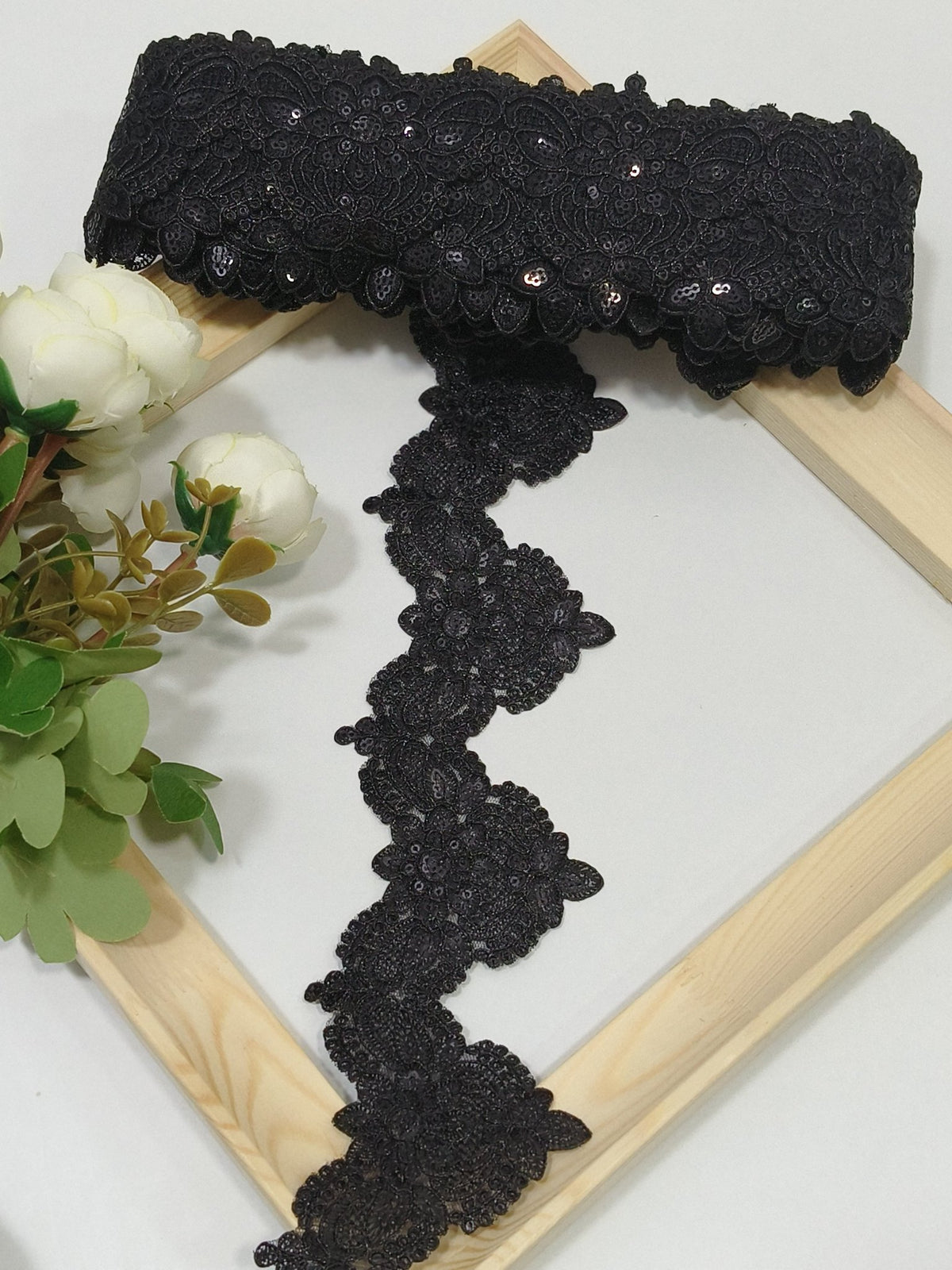 Coding Embroidered Zari Border 12 – 4 Colours | Artiza Lace