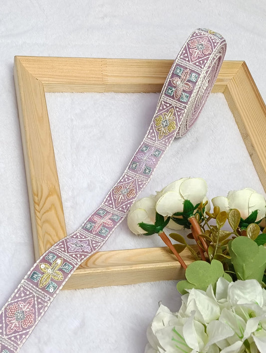 Embroidery Lace Jari Border - Artiza Lace