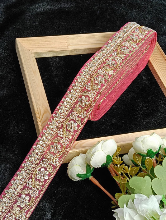 Embroidery Lace Jari Border - Artiza Lace