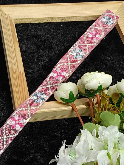 Embroidery Lace Jari Border - Artiza Lace