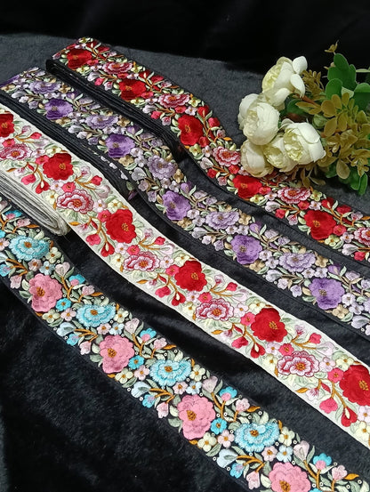 Embroidery Lace Jari Border JA14092 - Artiza Lace