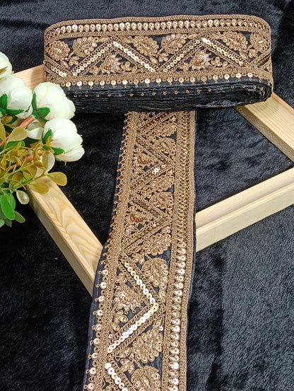 Embroidery Lace Jari Border JA14310 - Artiza Lace