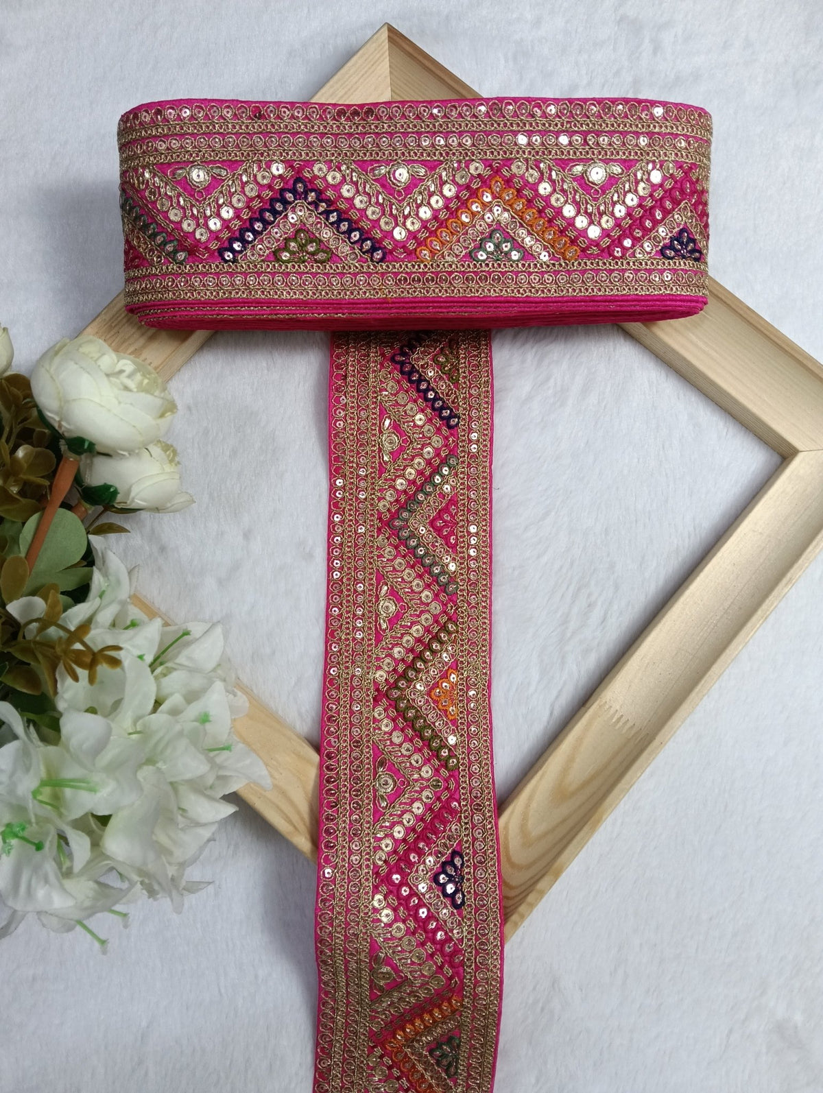 Embroidery Lace Jari Border JA14462 - Artiza Lace