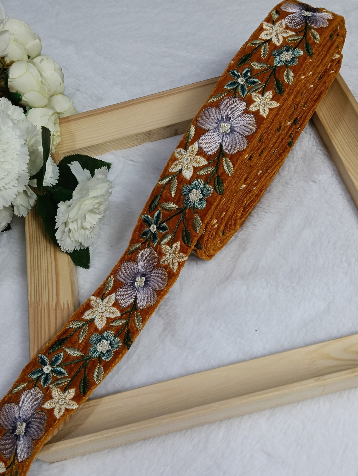 Embroidery Lace Jari Border JA14506 - Artiza Lace