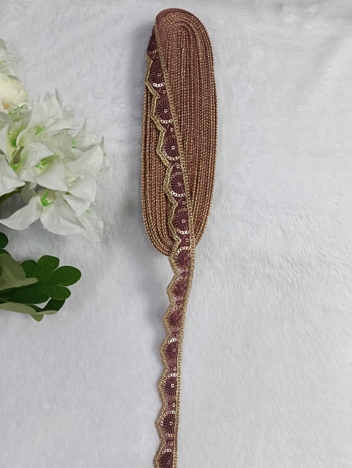Embroidery Lace Jari Border JA14578 - Artiza Lace