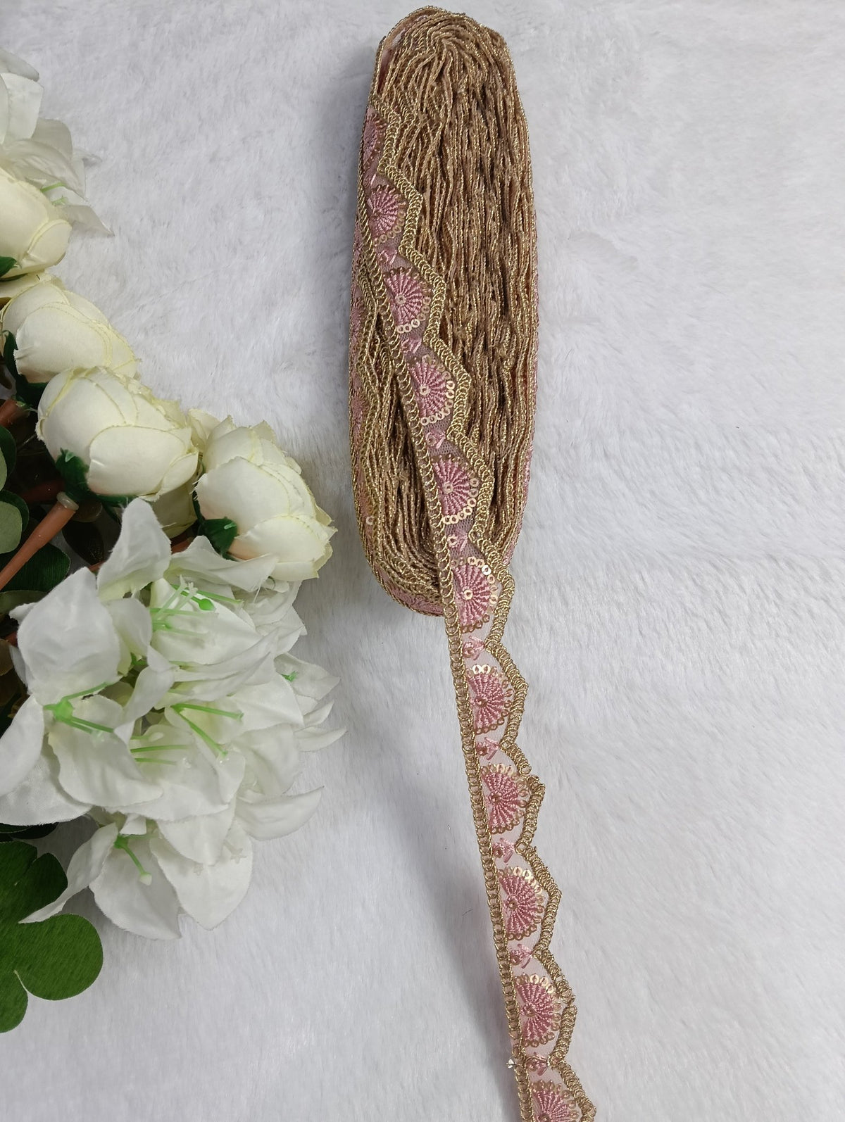 Embroidery Lace Jari Border JA14578 - Artiza Lace