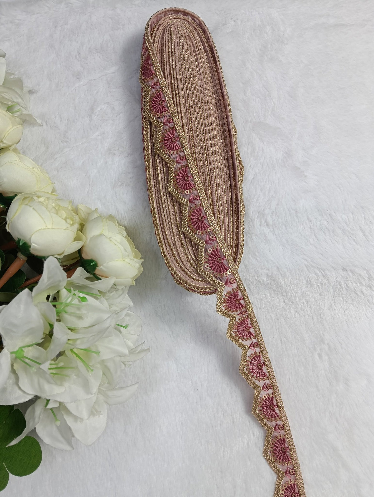 Embroidery Lace Jari Border JA14578 - Artiza Lace
