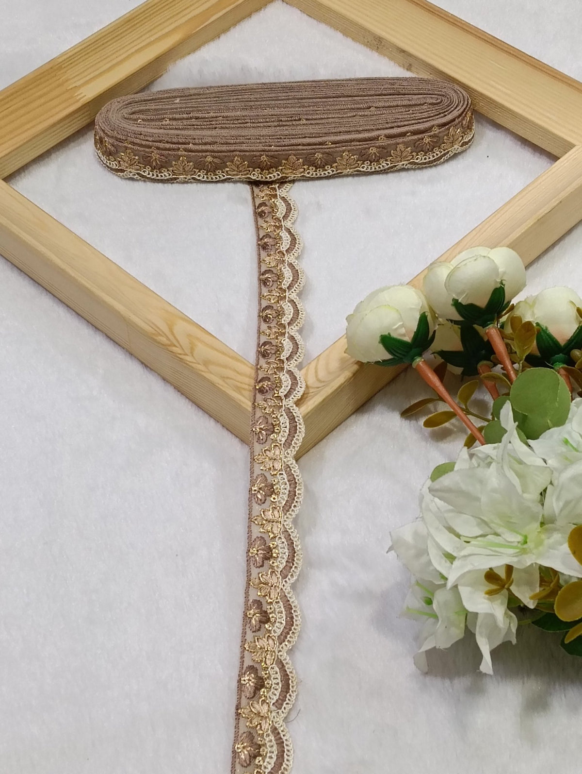 Embroidery Lace Jari Border JA14707 - Artiza Lace