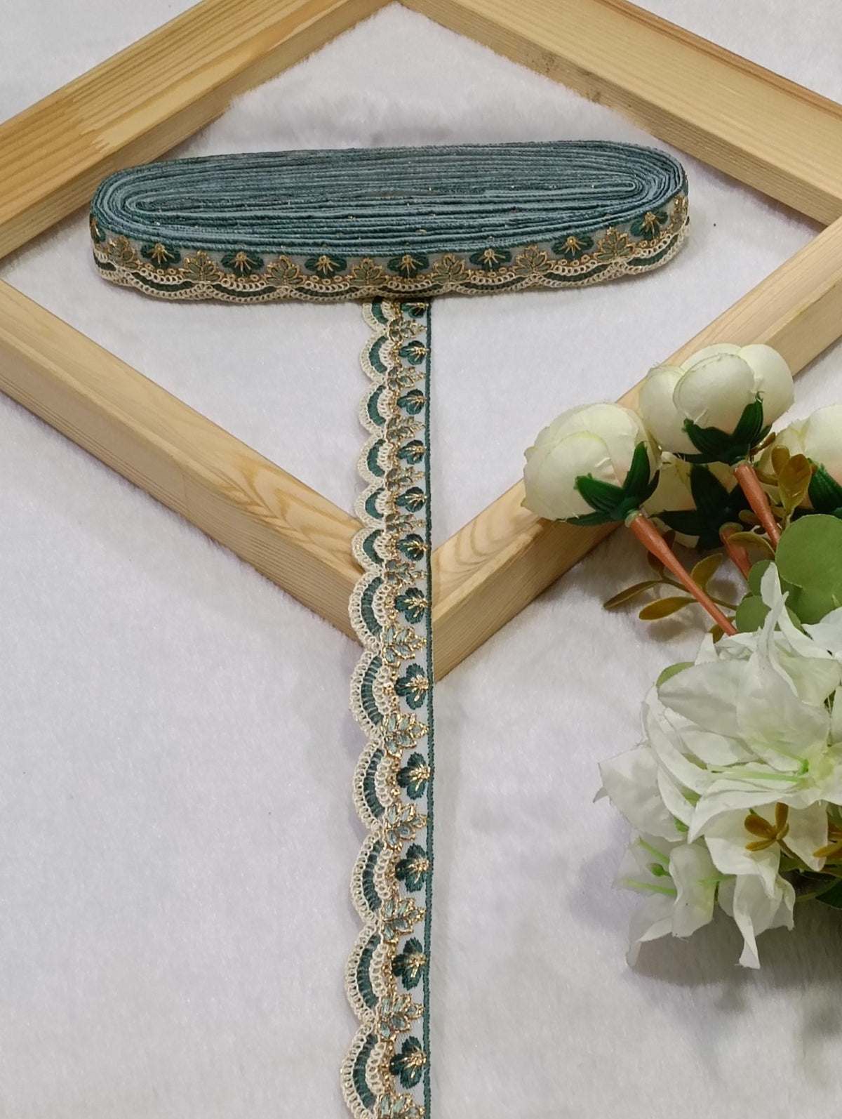 Embroidery Lace Jari Border JA14707 - Artiza Lace