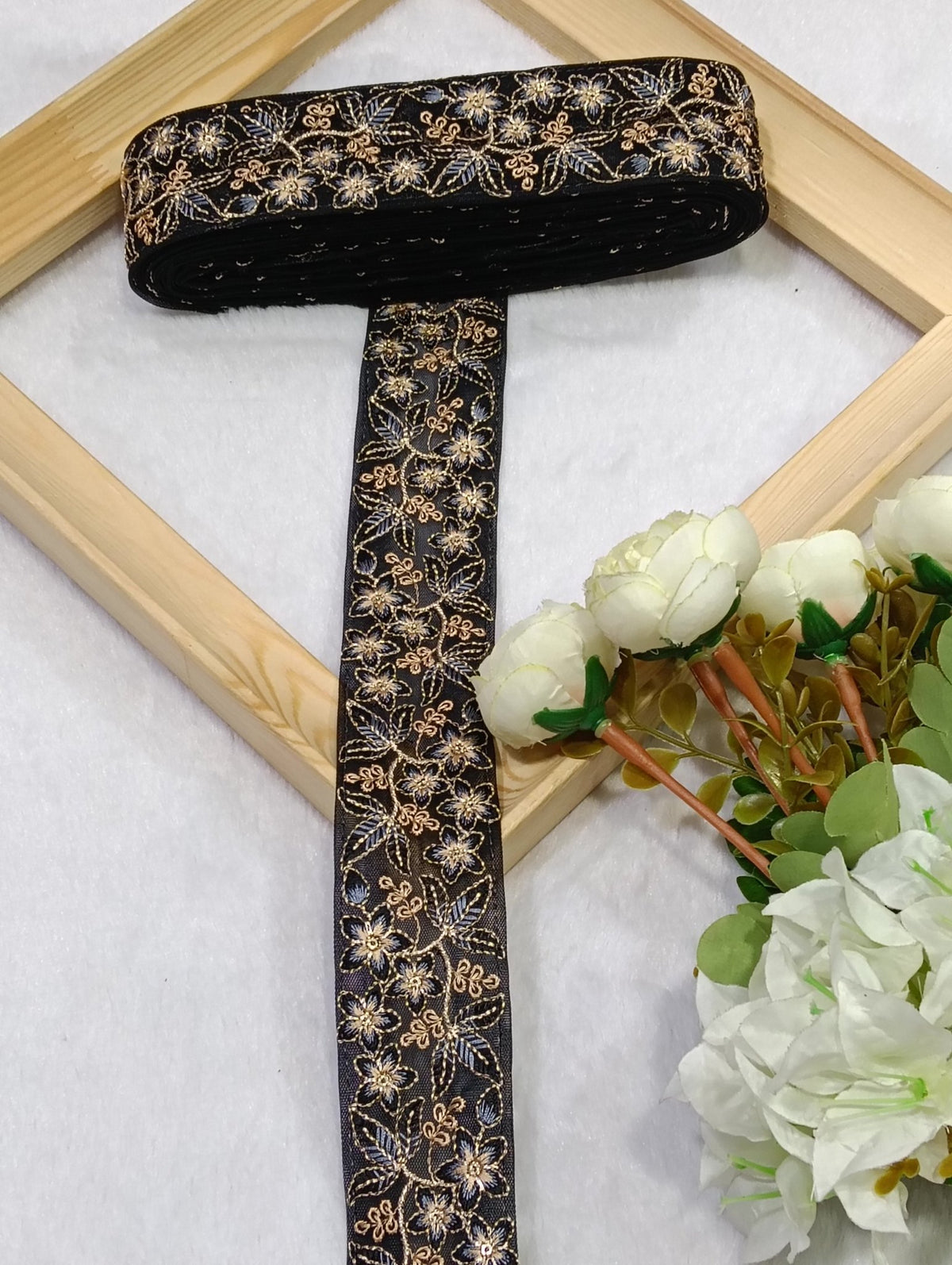 Embroidery Lace Jari Border JA14708 - Artiza Lace