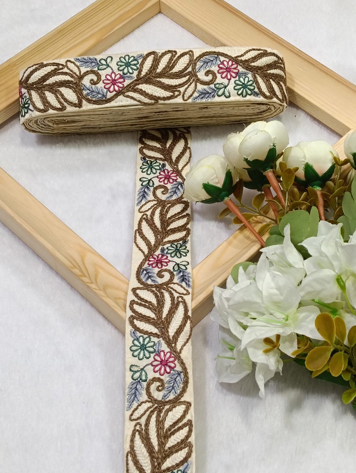 Embroidery Lace Jari Border JA14711 - Artiza Lace