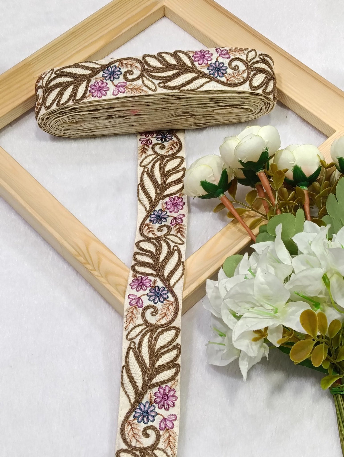 Embroidery Lace Jari Border JA14711 - Artiza Lace