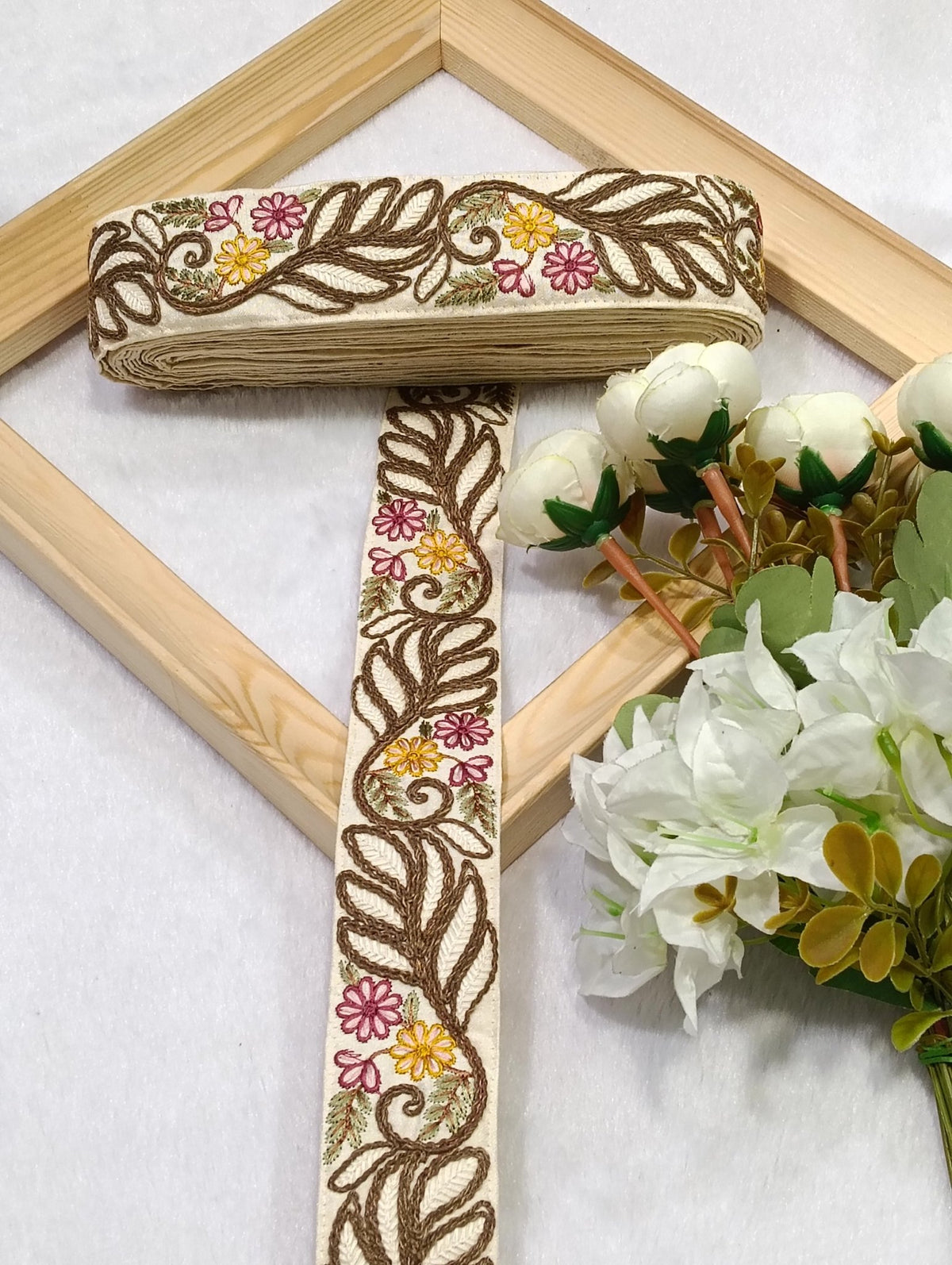 Embroidery Lace Jari Border JA14711 - Artiza Lace