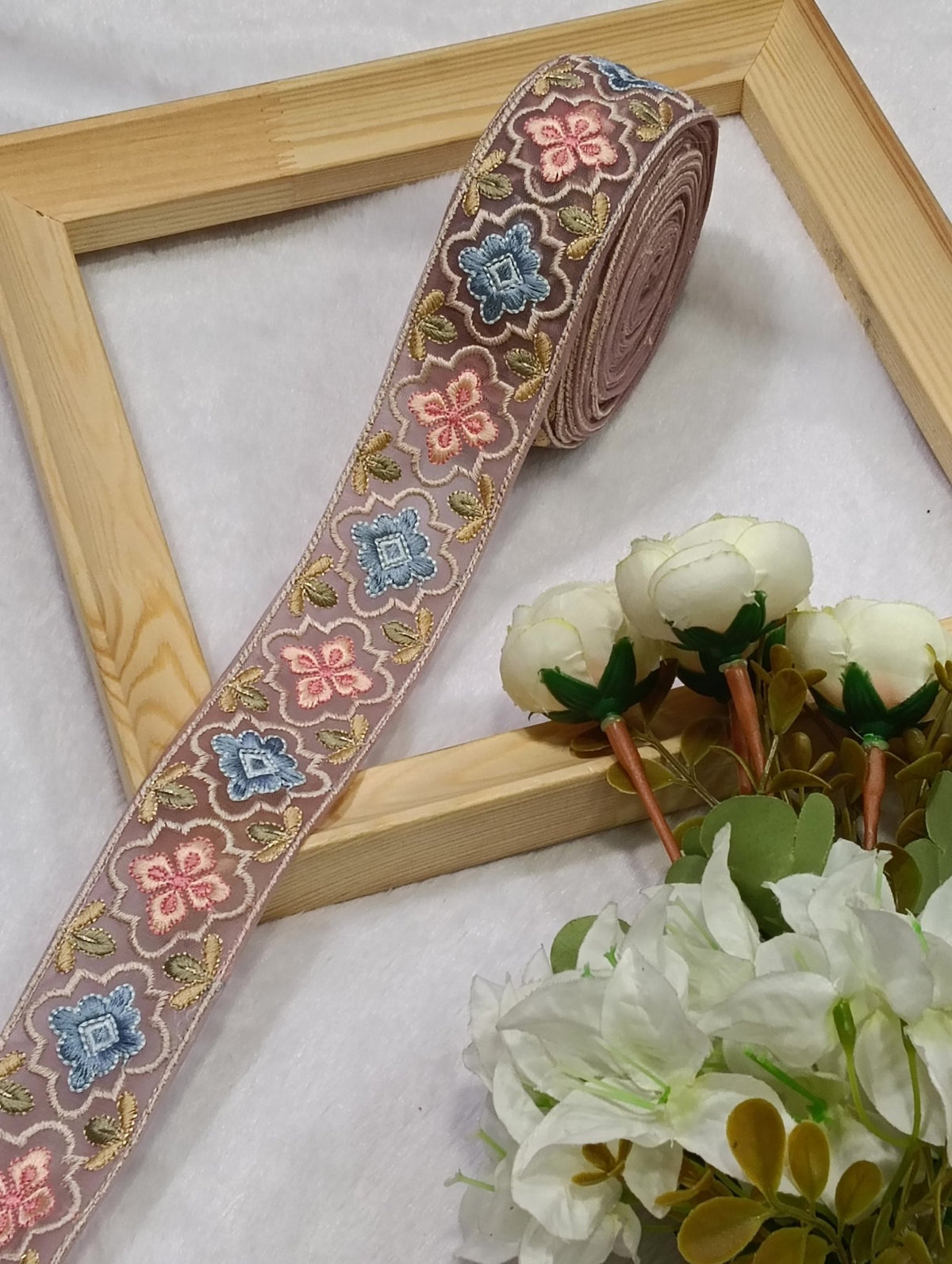 Embroidery Lace Jari Border JA14722 - Artiza Lace