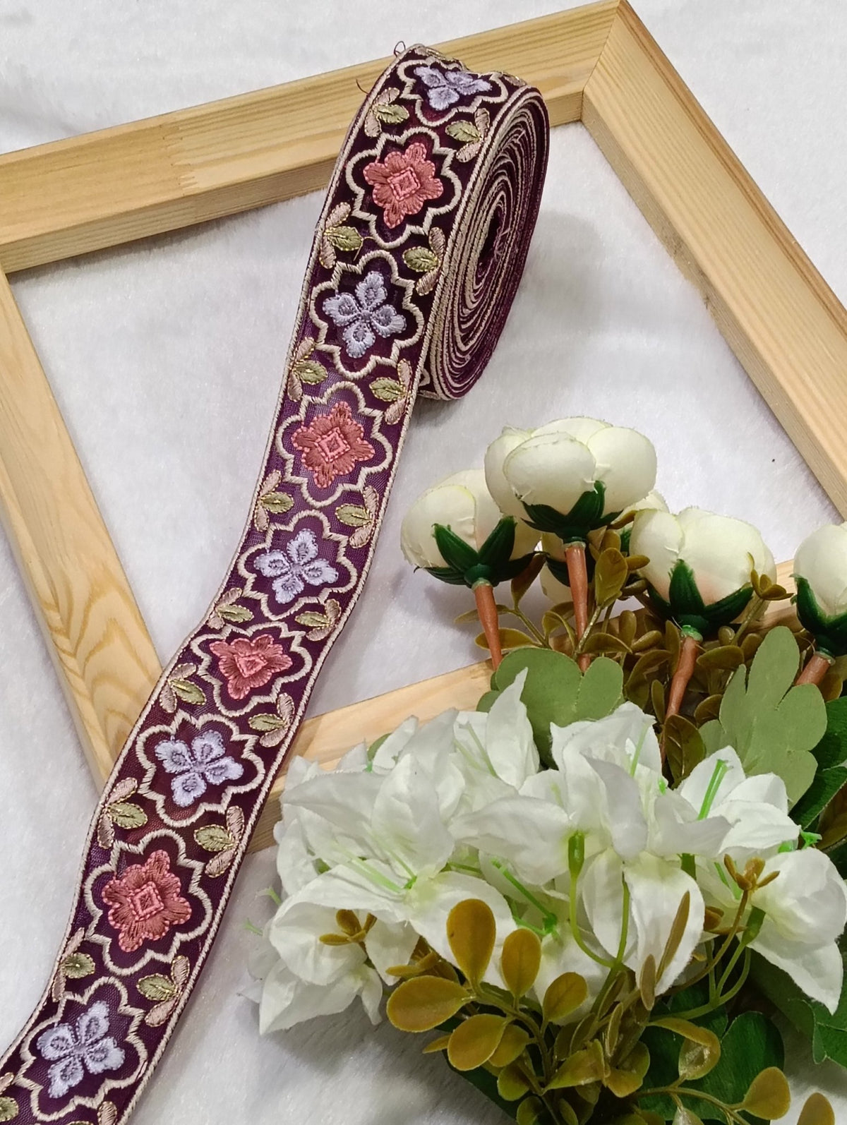 Embroidery Lace Jari Border JA14722 - Artiza Lace