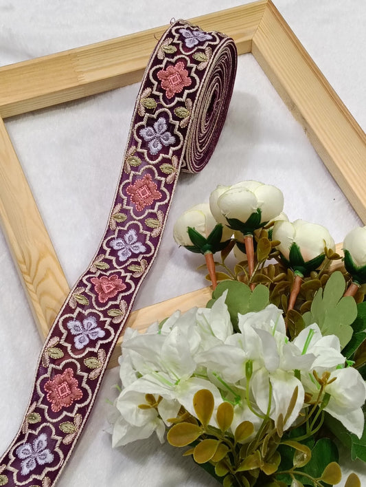 Embroidery Lace Jari Border JA14722 - Artiza Lace