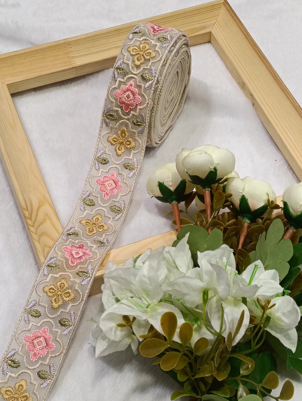 Embroidery Lace Jari Border JA14722 - Artiza Lace