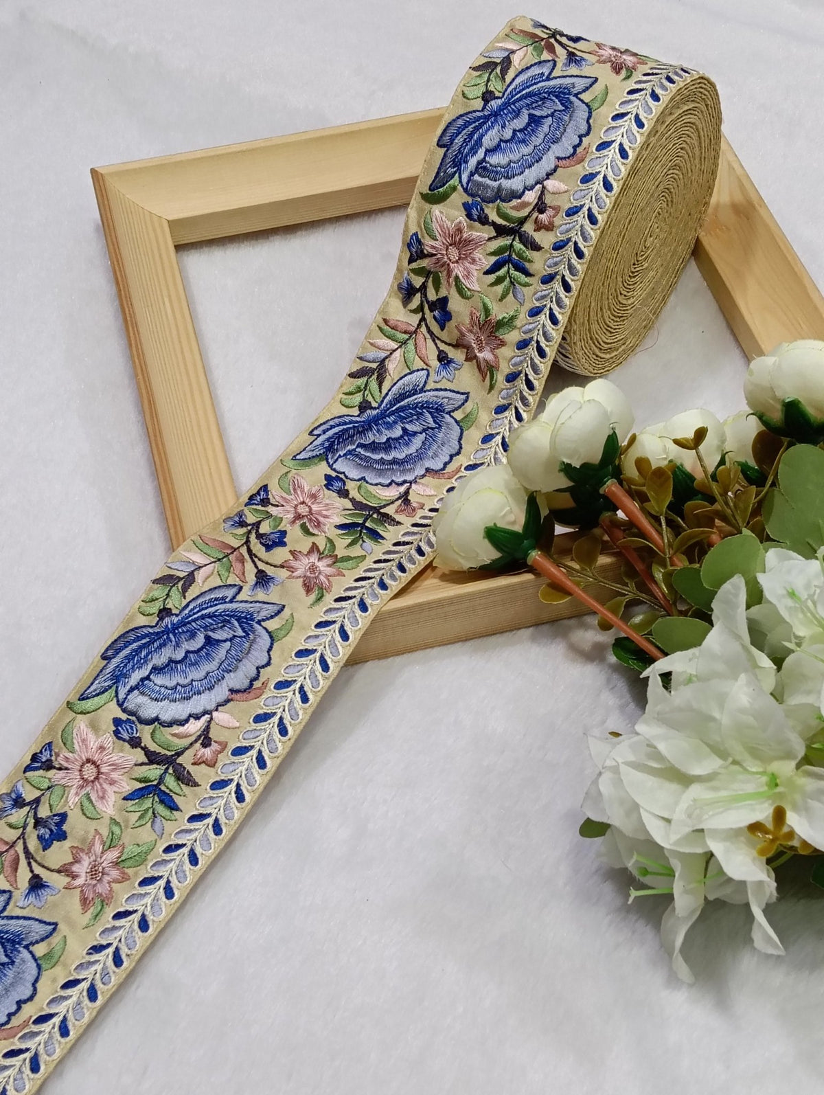 Embroidery Lace Jari Border JA14727 - Artiza Lace