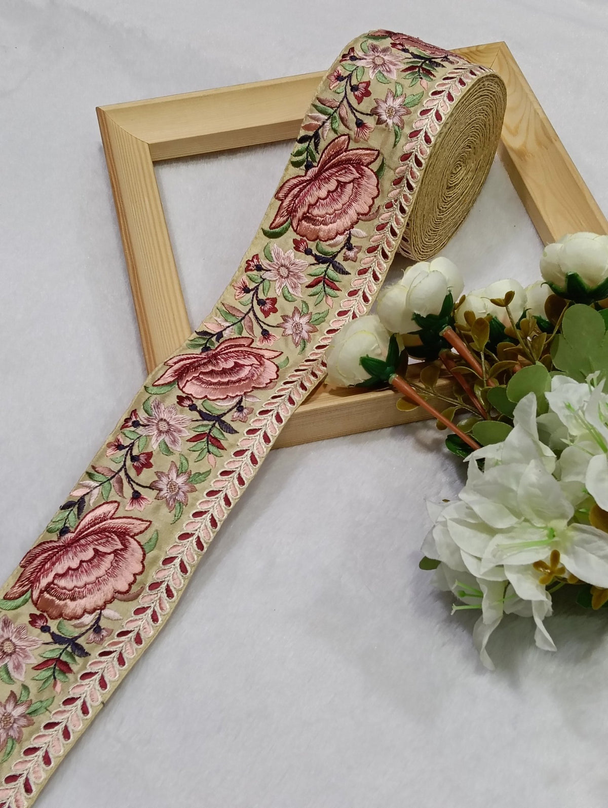 Embroidery Lace Jari Border JA14727 - Artiza Lace