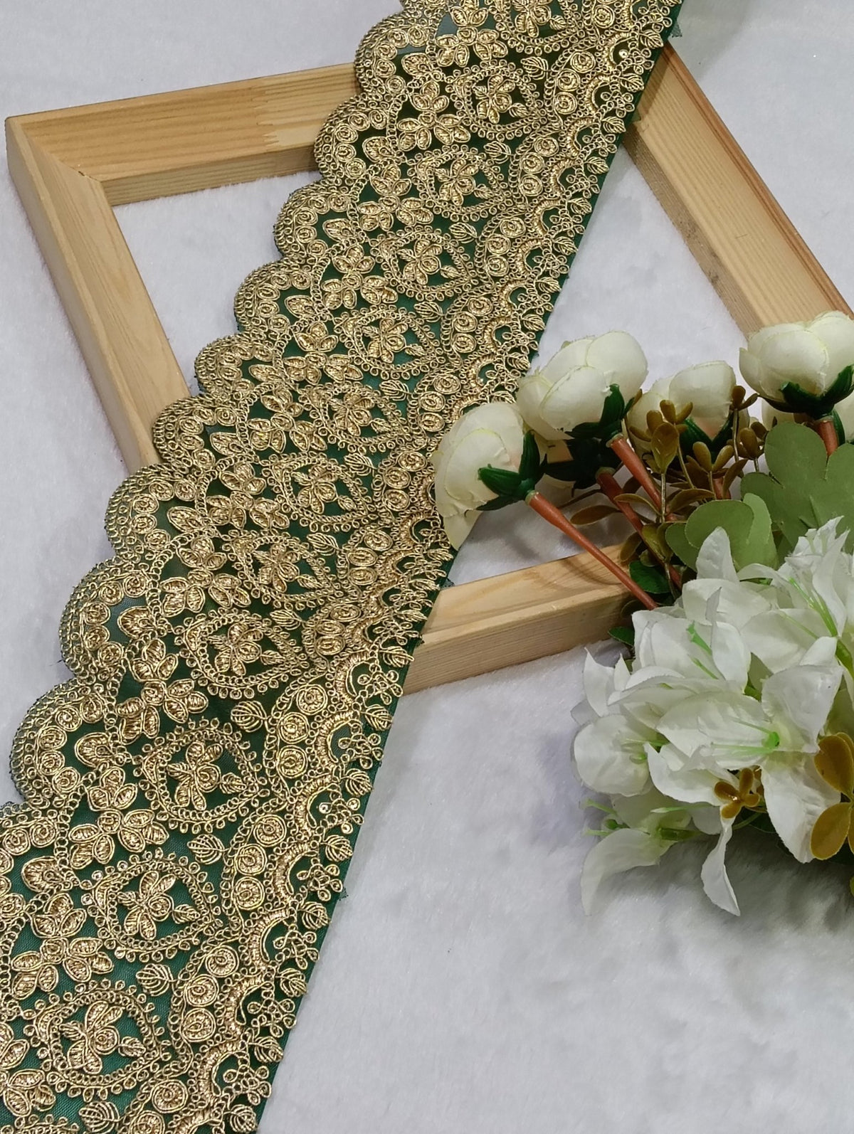 Embroidery Lace Jari Border JA14736 - Artiza Lace
