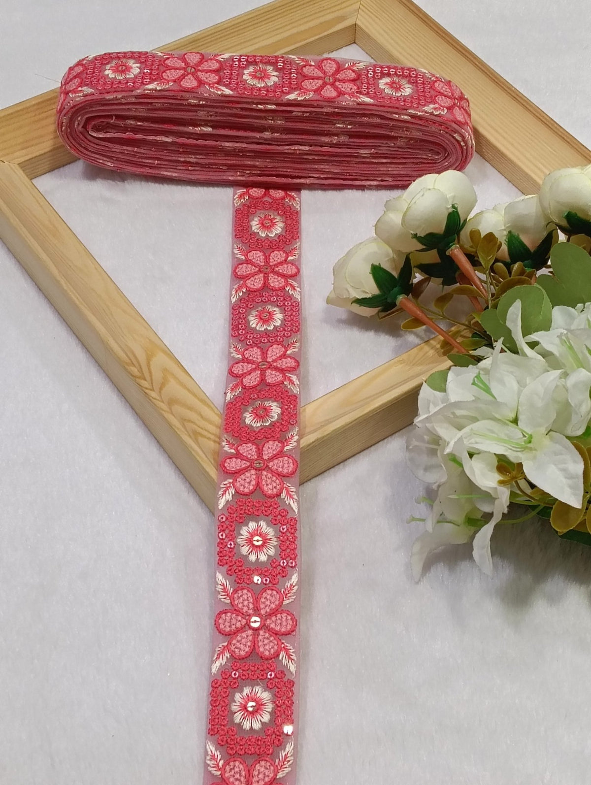 Embroidery Lace Jari Border JA14739 - Artiza Lace
