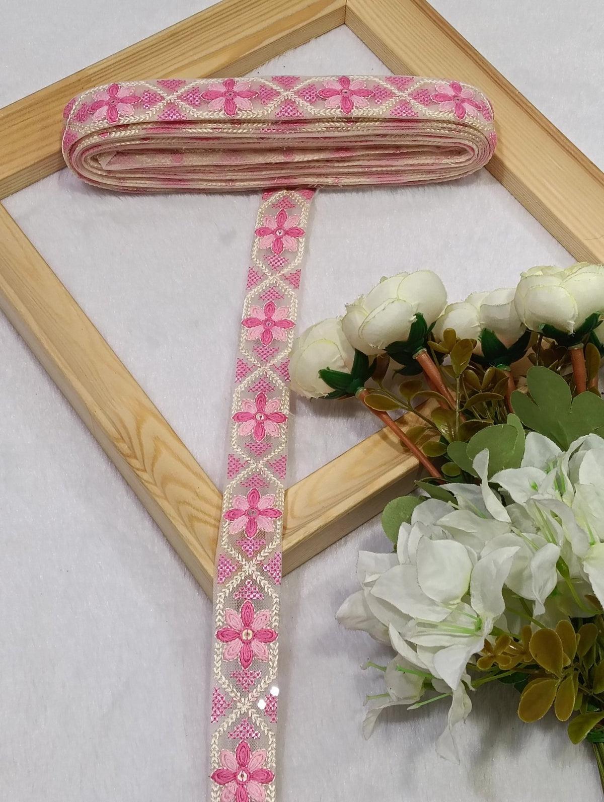 Embroidery Lace Jari Border JA14740 - Artiza Lace