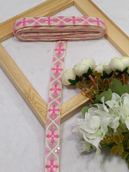 Embroidery Lace Jari Border JA14740 - Artiza Lace