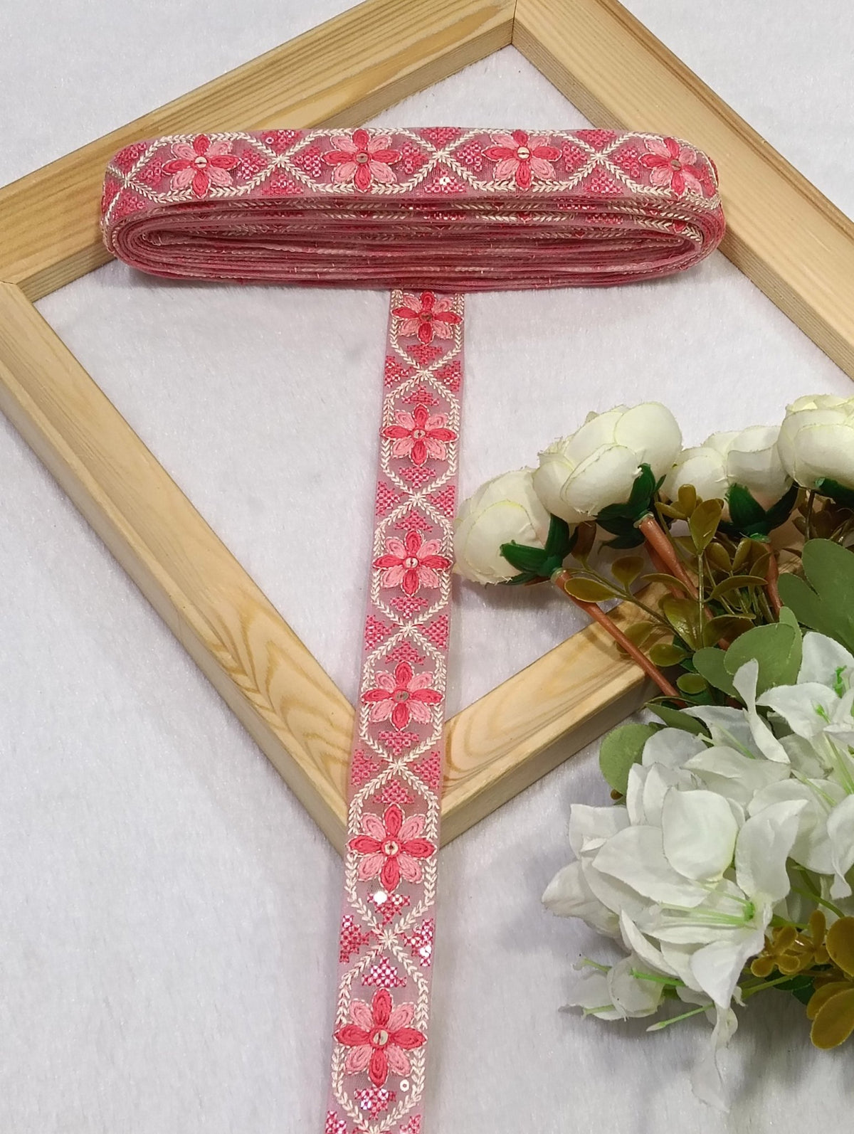 Embroidery Lace Jari Border JA14740 - Artiza Lace