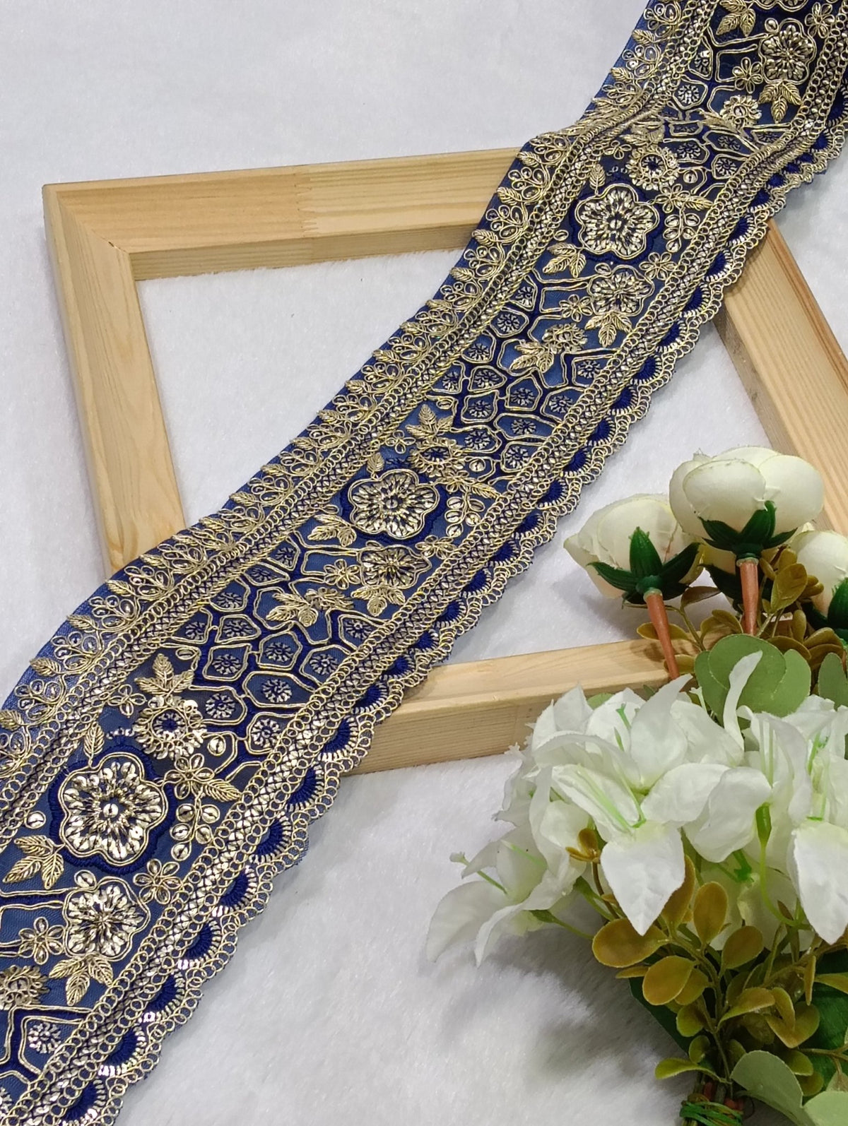 Embroidery Lace Jari Border JA14742 - Artiza Lace