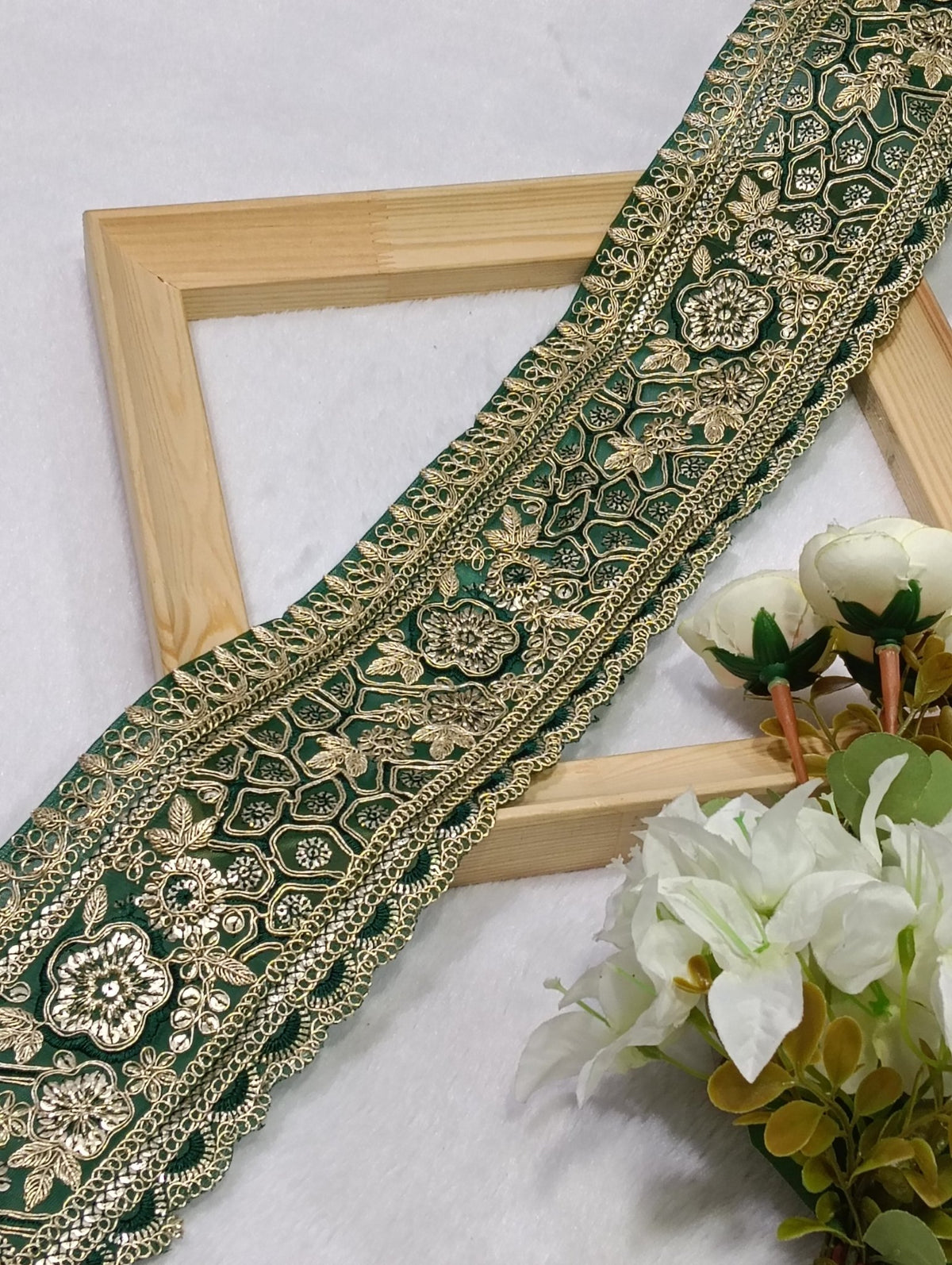 Embroidery Lace Jari Border JA14742 - Artiza Lace