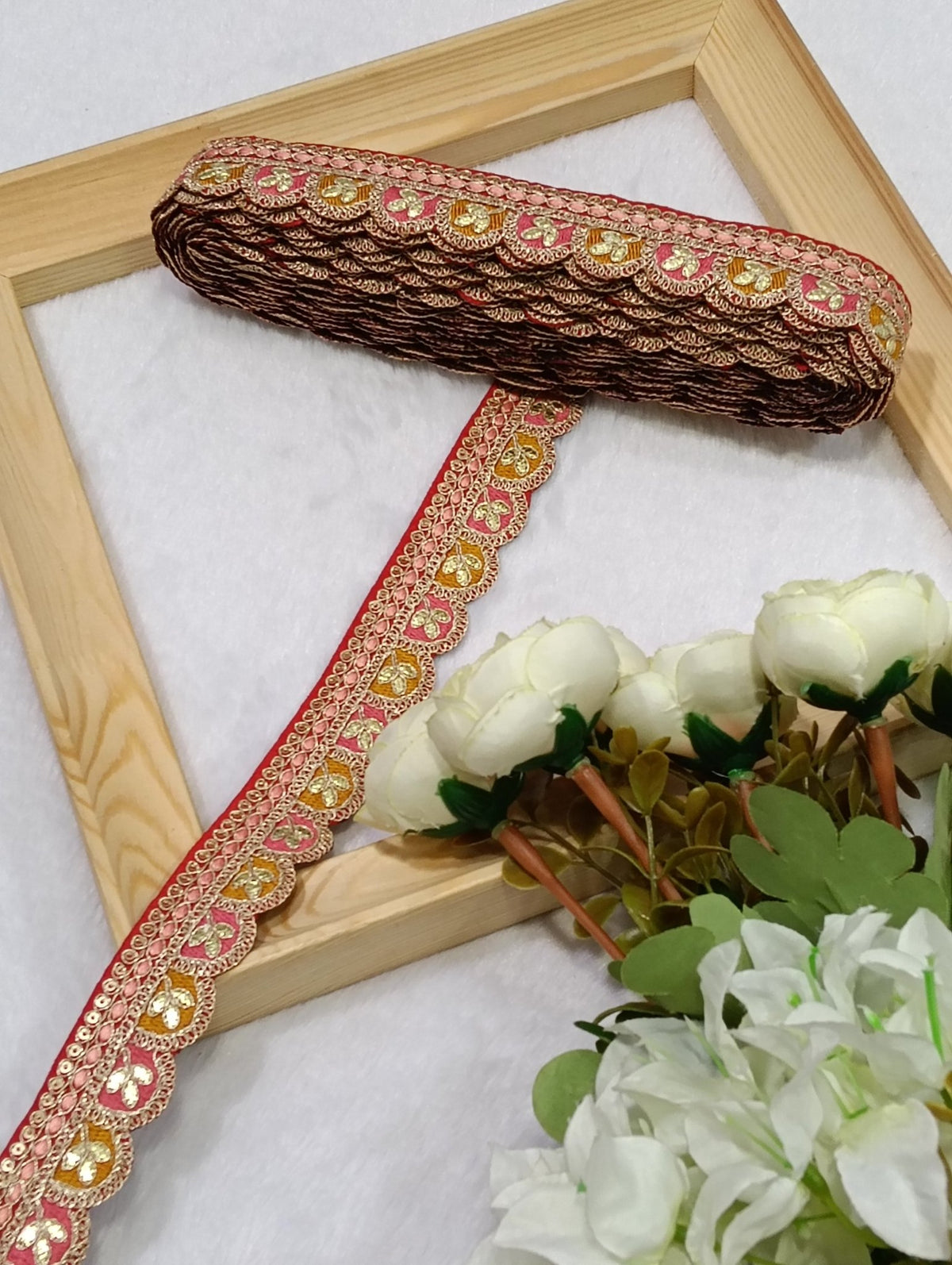 Embroidery Lace Jari Border JA14751 - Artiza Lace