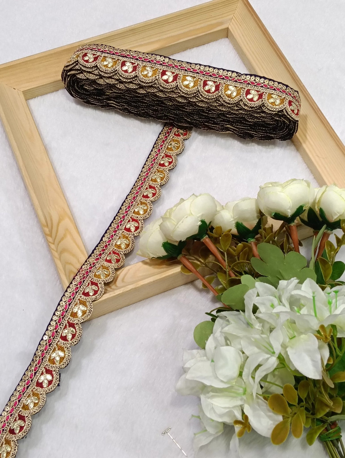 Embroidery Lace Jari Border JA14751 - Artiza Lace