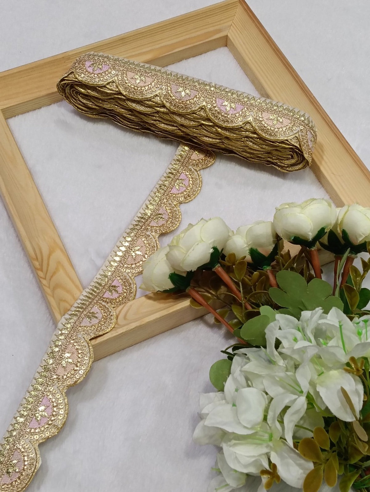 Embroidery Lace Jari Border JA14754 - Artiza Lace