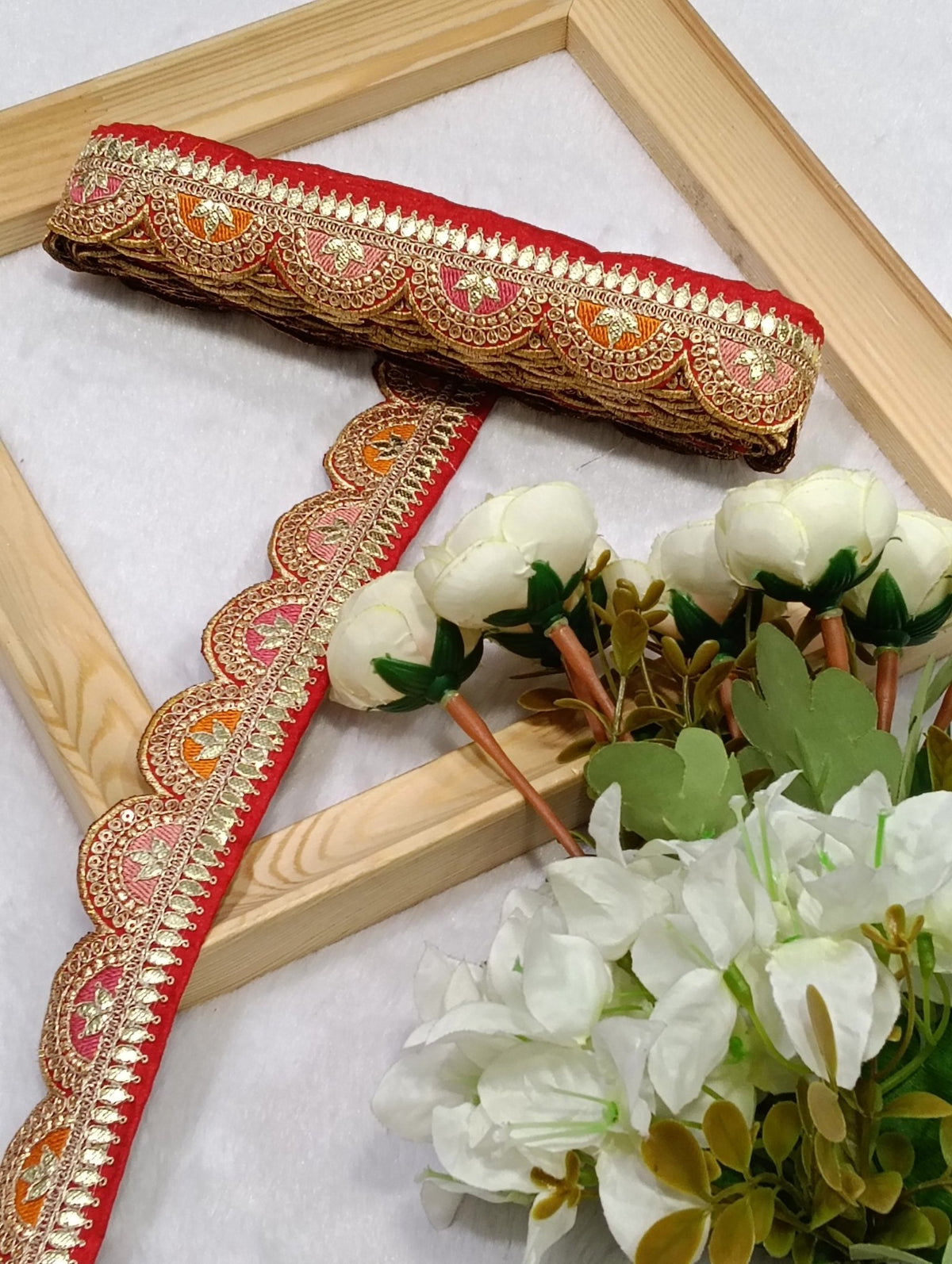 Embroidery Lace Jari Border JA14754 - Artiza Lace