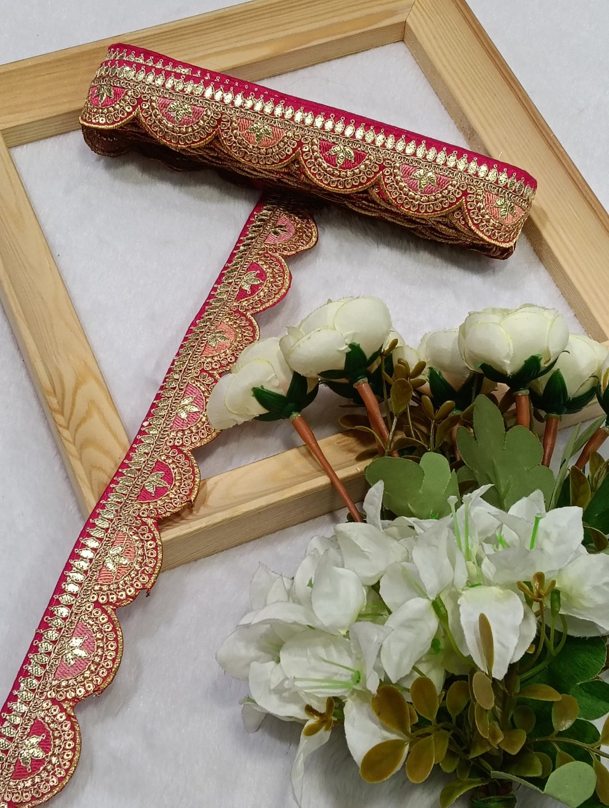 Embroidery Lace Jari Border JA14754 - Artiza Lace