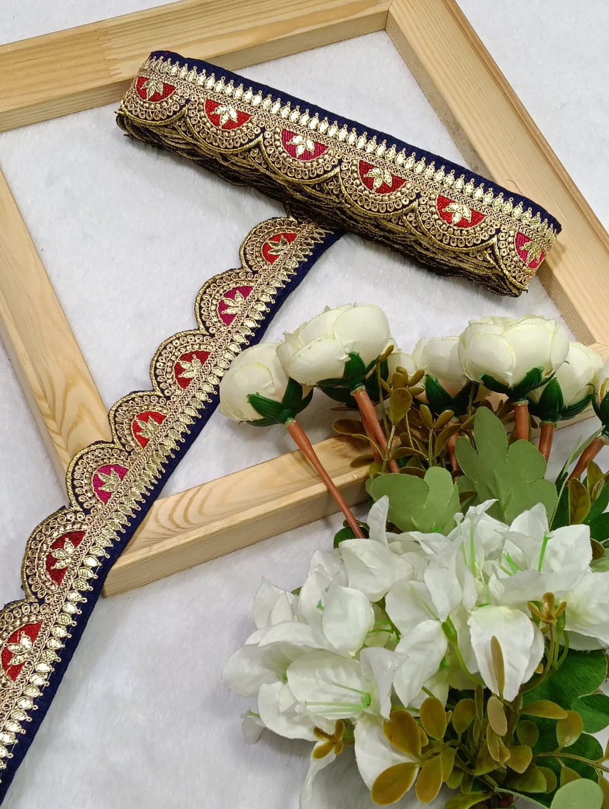 Embroidery Lace Jari Border JA14754 - Artiza Lace