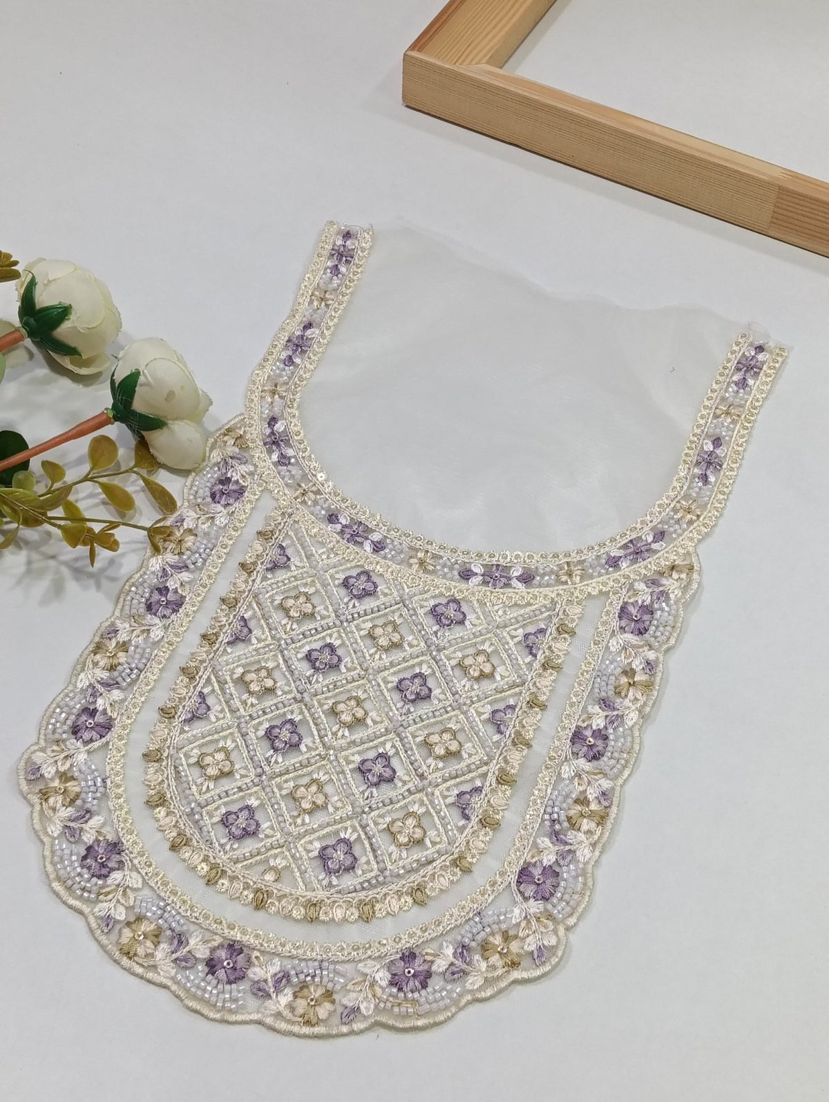 Handwork Neck Patch NE1085-PRO124370 - Artiza Lace