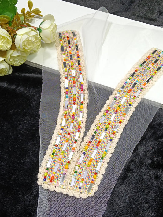 Handwork Neck Patch NE1224 - Artiza Lace