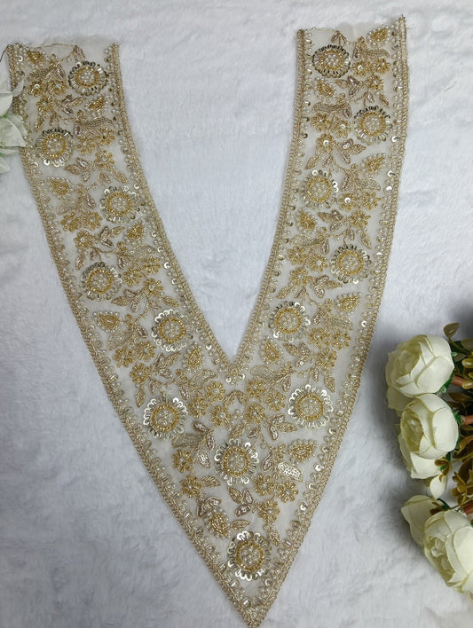 Handwork Neck Patch NE1328 - Artiza Lace