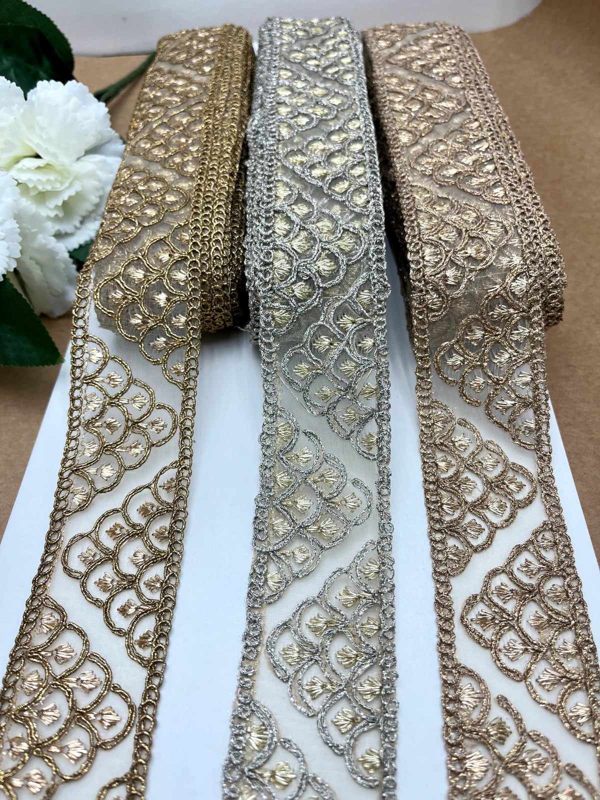 Intricate Cut-Work Lace — Flexible Designer Finishing CU1078 - Artiza Lace