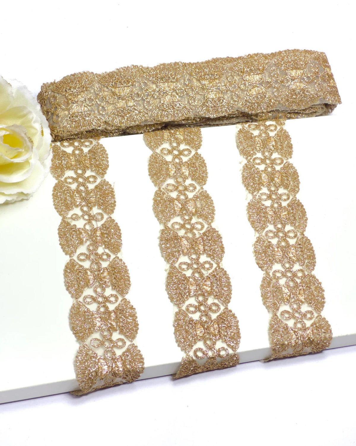Intricate Cut-Work Lace — Flexible Designer Finishing CU751 - Artiza Lace