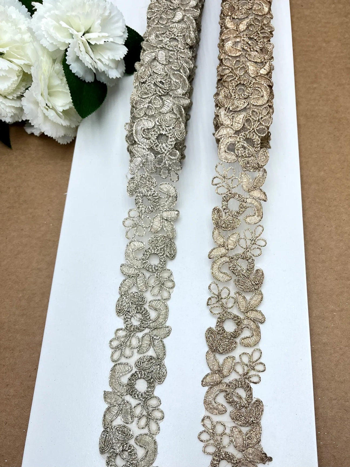 Intricate Cut-Work Lace — Flexible Designer Finishing CU841 - Artiza Lace