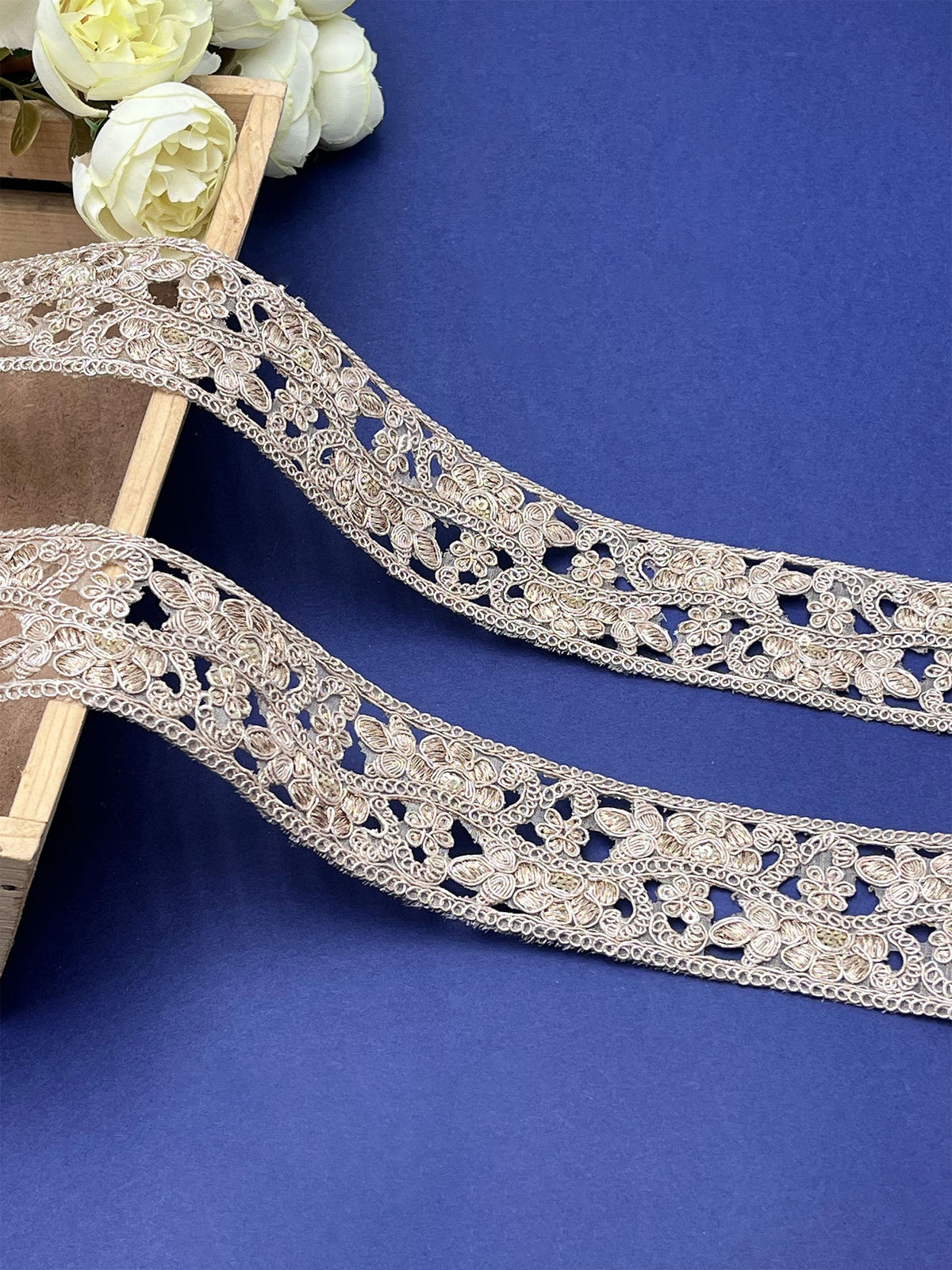 Intricate Cut-Work Lace — Flexible Designer Finishing JA14029 - Artiza Lace