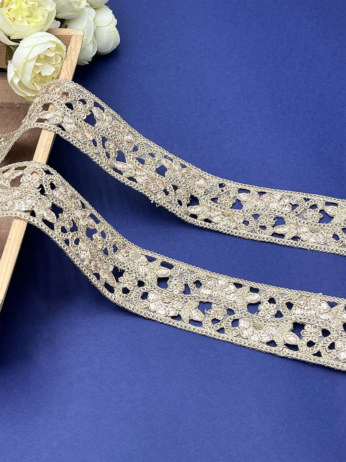 Intricate Cut-Work Lace — Flexible Designer Finishing JA14029 - Artiza Lace